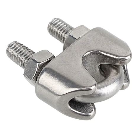 2PCS M24 Wire Rope Clamps Stainless Steel 304 U Type Wire Rope Clip