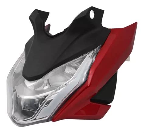 Faro Delantero Completo Para Honda Cb190r Rojo Mtc