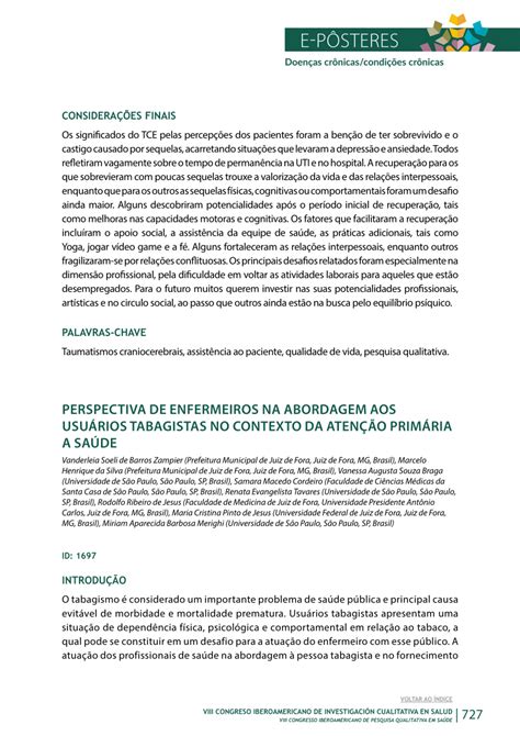 Pdf Perspectiva De Enfermeiros Na Abordagem Aos UsuÁrios Tabagistas