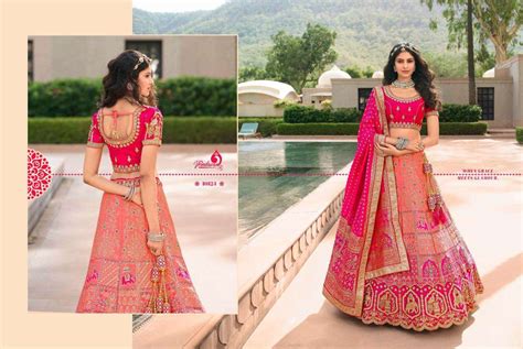 Royal Designer Vrindavan Vol Designer Banarasi Silk Lehenga Choli