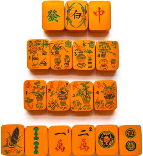 Small Chinese Bakelite Tiles – Mahjong Treasures