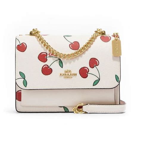 Túi Đeo Chéo Coach Mini Klare Crossbody With Heart Cherry Print CE656