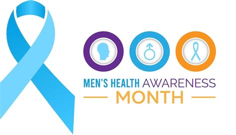 Premium Vector Mens Health Awareness Month Observed Every Year In June