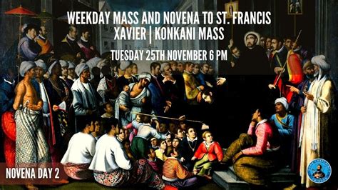 Live Weekday Mass And Novena To St Francis Xavier Day Konkani