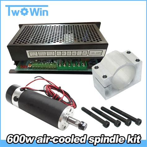 600w Air Cooled Spindle Kit Engraving Machine CNC Router Spindle Motor