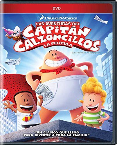 Las Aventuras Del Capitán Calzoncillos La Película Dvd Fílmico