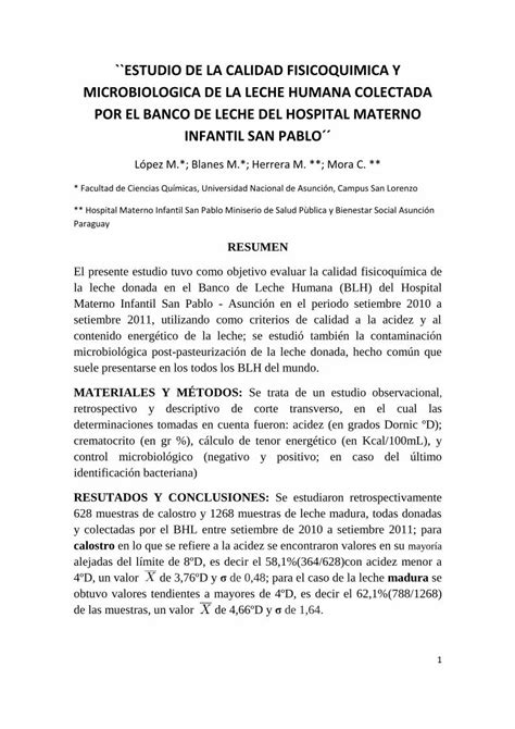 PDF ESTUDIO DE LA CALIDAD FISICOQUIMICA Y MICROBIOLOGICA Del