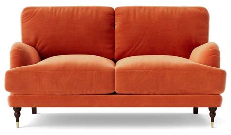 Buy Swoon Charlbury Velvet 2 Seater Sofa Burnt Orange Sofas Argos