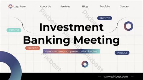 Creative Professional Black Modern Business Investment Banking Meeting Presentation White