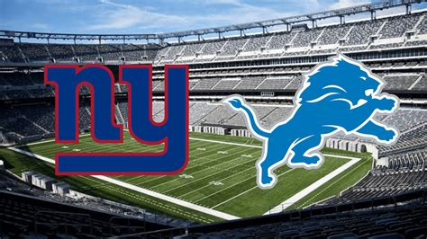 Palpite New York Giants X Detroit Lions A Divisão De Ny Pode Ser A