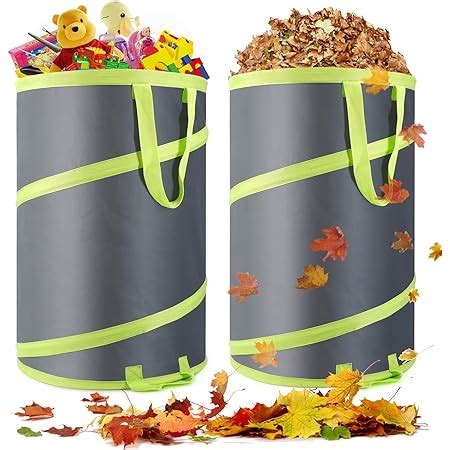 Amazon Jardineer 30 Gallon Collapsible Garden Bag Trash Can