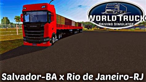 Salvador Ba X Rio De Janeiro Rj Scania S Vermelha Grade Baixa Eixos