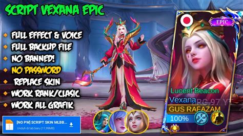 Update Script Skin Vexana Epic No Password Full Effect Voice