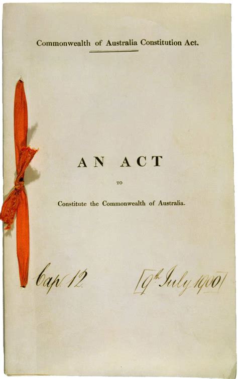 The Australian Constitution The Great Australian Dream