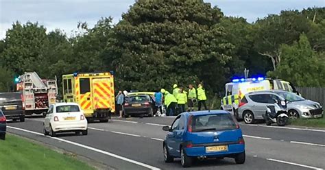 A390 Completely Blocked After Three Vehicle Crash At Probus Latest