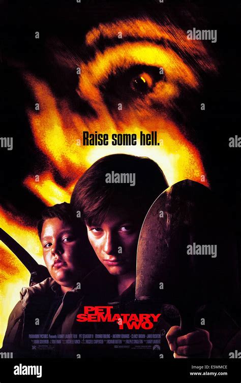 Pet Sematary Ii L R Jason Mcguire Edward Furlong En Un Póster De