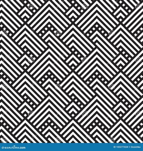 Seamless Geometric Pattern Geometric Simple Print Vector Repeating Texture With Triangles