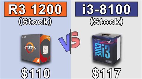 Ryzen 3 1200 Stock Vs I3 8100 Gtx 980 New Games Benchmarks Youtube