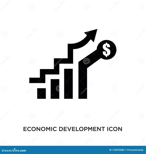 Economic Development Icon Stock Vector Illustration Of Success 133870680