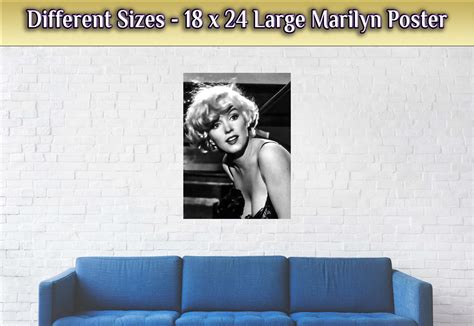 Marilyn Monroe Poster Sex Symbol Vintage Rare Photo Some Etsy