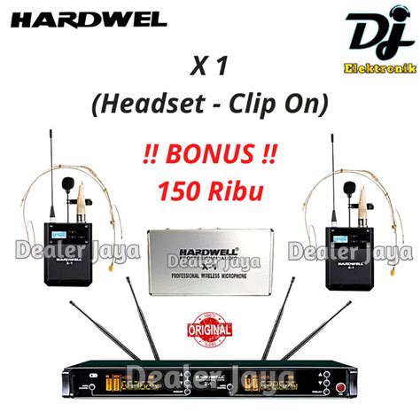 Jual Mic Wireless Hardwell X X Clip On Headset Shopee