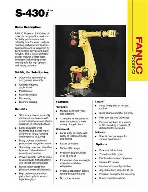 Pdf Fanuc Robot Model I Series With Rj Control Dokumen Tips