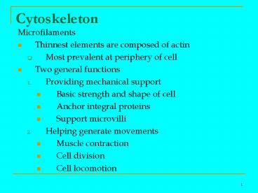 PPT Cytoskeleton PowerPoint Presentation Free To View Id 37f48 ZjRiY