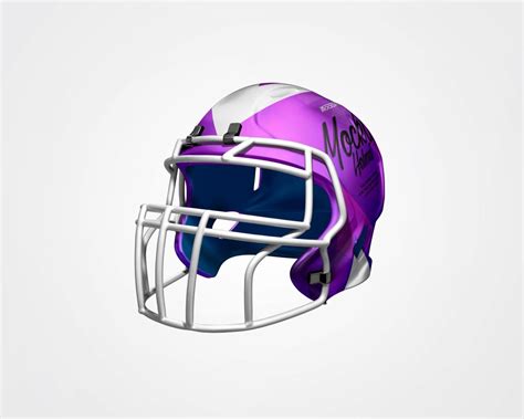 Free Football Helmet Mockup (PSD) - Psfreebies