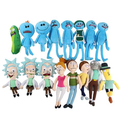 P S Conjunto Rick E Morty Anime Jerry Beth Brinquedo De Pel Cia