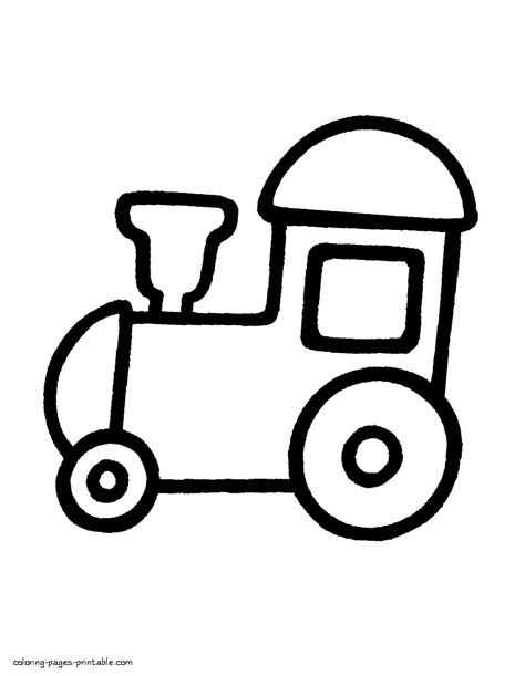 Simple Coloring Pages Of Transportation Coloring Pages Printablecom