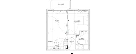 Plan Appartement T2 De 41 20 M² Neuf Résidence « Laustral