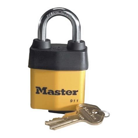 Cadenas Master Lock Dpf Cadenas En Acier Lamine Recouvert De