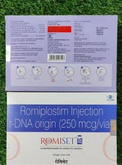 Mcg Romiset Romiplostim Injection At Rs Vial Pharmaceutical