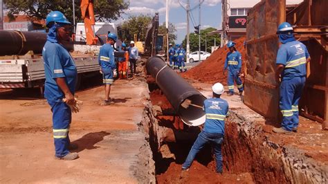 Saae Concluiu Travessia De Adutora Em Avenida Ag Ncia De Not Cias