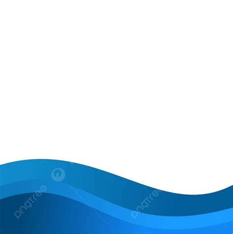 Template Blue Wave Vektor Tranparant Back Ground Wave Wave Background