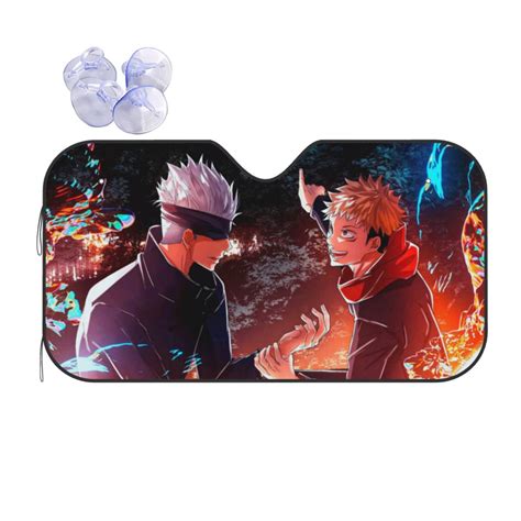 Jujutsu Kaisen Car Sunshade Automotive Front Window Visor Keep Your