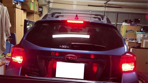 Ibrightstar Brilliant Red Led Brake Lights For 2013 2017 Subaru Crosstrek Youtube