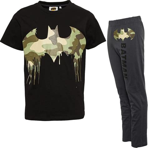 Batman Jungen Dc Comics Pyjama Pyjama Mehrfarbig