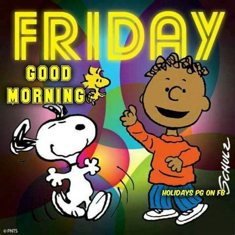 Good Morning Cartoon Characters Quotes Peanuts Characters Cartoon Pics Friday Pictures