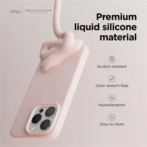 Elago Liquid Silicone Case Iphone Pro Max Black