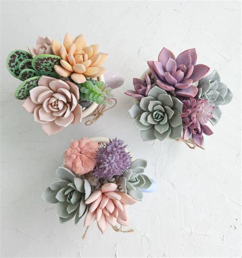 Succulent Home Decor Artificial Succulent Garden For Kitchen Etsy