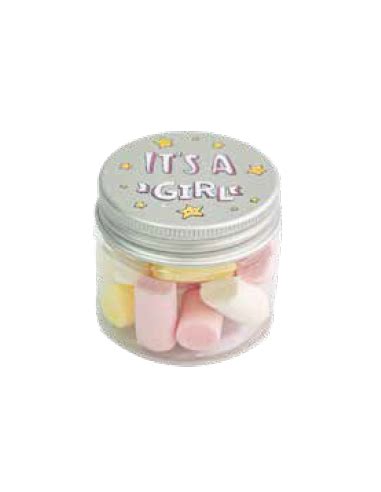 Mini Barattolo Di Marshmallow It S A Girl Gadget Baby Shower