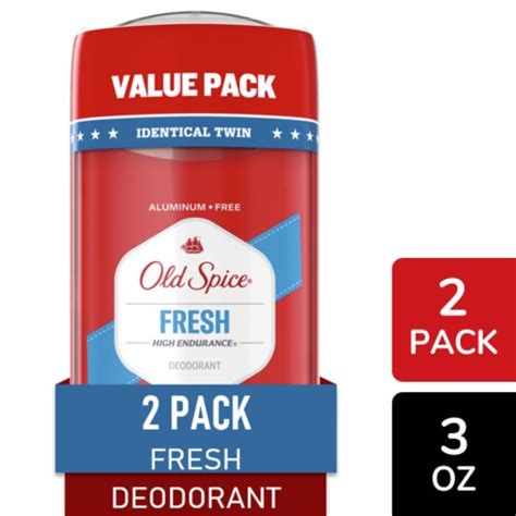 Old Spice High Endurance Aluminum Free 48 Hour Protection Fresh Twin