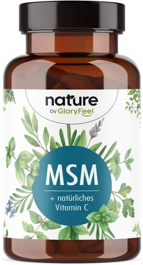 Gloryfeel Msm Mg Nat Rliches Vitamin C Tabletten Stk Ab