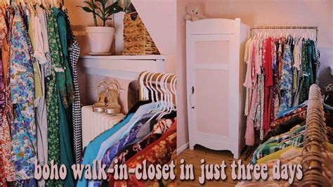 I Made A Cute Boho Walk In Closet In Just Three Days YouTube