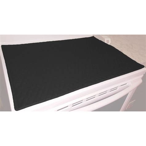 Quilted Cover And Protector For Glassceramic Stove Top By Pennys Needful Things Black