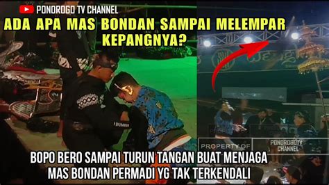 Angker Ngamuk Mas Bondan Permadi Pas Perang Celeng Sampai Melempar