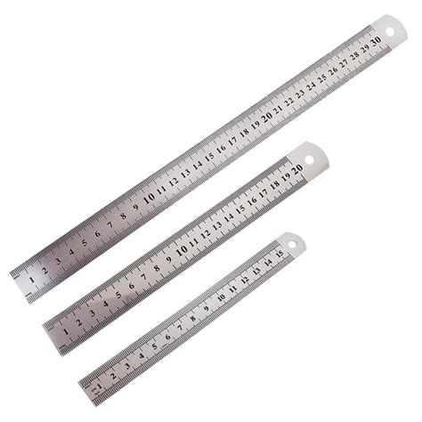 Buy Stainless Steel Ruler Metal Rule Precision Rule Kit Straight Edge