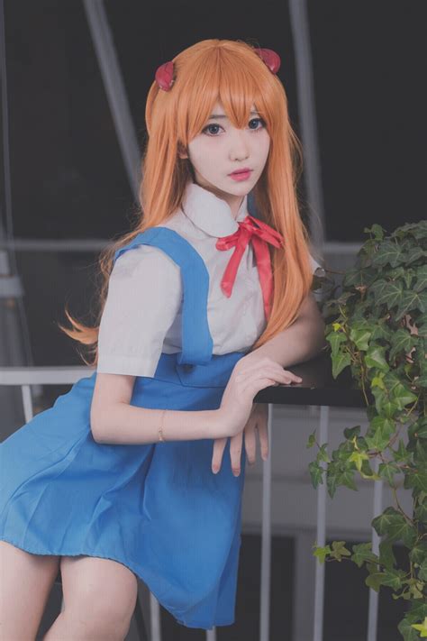 美女cosplay南桃momoko 明日香制服 哔哩哔哩