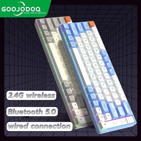 Teclado Mec Nico Sem Fio Langtu Gk Hot Swap Pbt Xda Ghz Bluetooth E Cabo Promotop